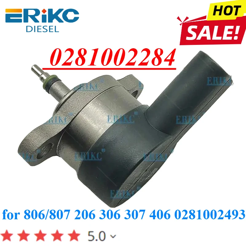 ERIKC 0281002284 Common Rail Fuel Pump Pressure Regulator Control Valve 193338 193325 for 806/807 206 306 307 406 0281002493