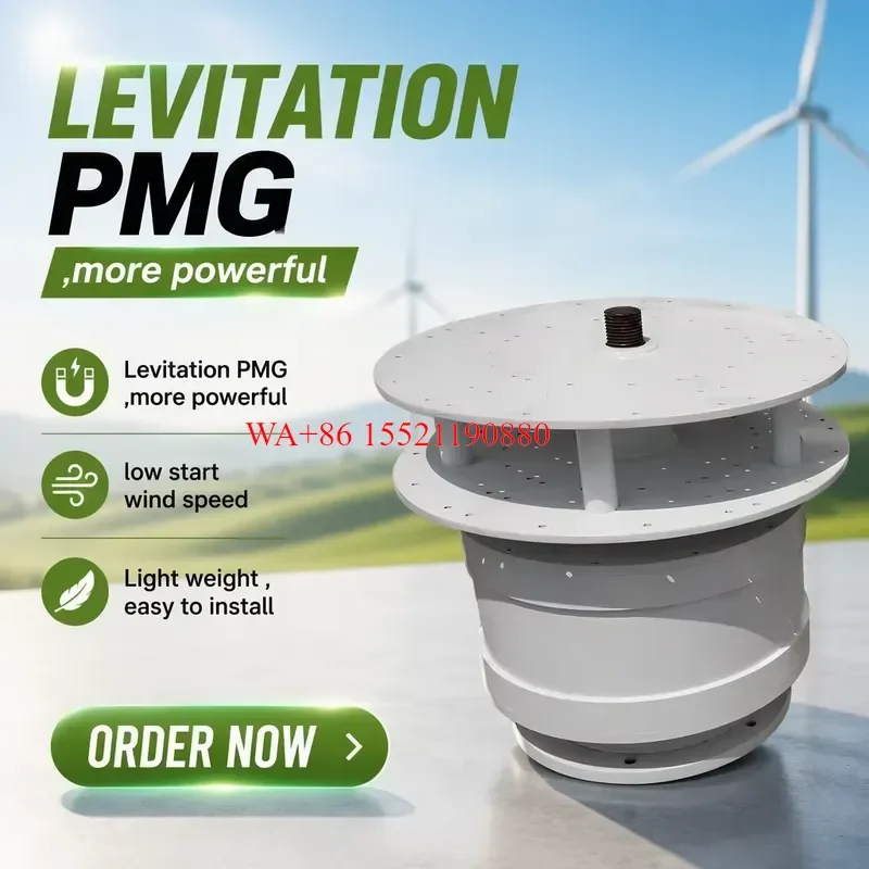 WMWMNU CE New Wind Vertical Generator 5KW 10KW Free Standing Tower On Grid Off Grid Hybrid Vertical Wind Turbine System for