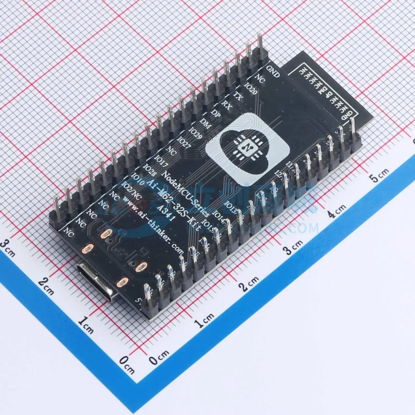 2pcs Ai-M62-32S-Kit 55x25.4mm BL616 I2C UART SPI USB I2S 2.4GHz WiFi Wireless Module for Smart Home System