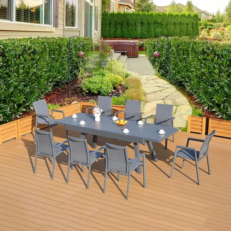 Mesa de juegos de estudio al aire libre para café, salón de lujo moderno, Mesa de Picnic de póker, muebles para el hogar