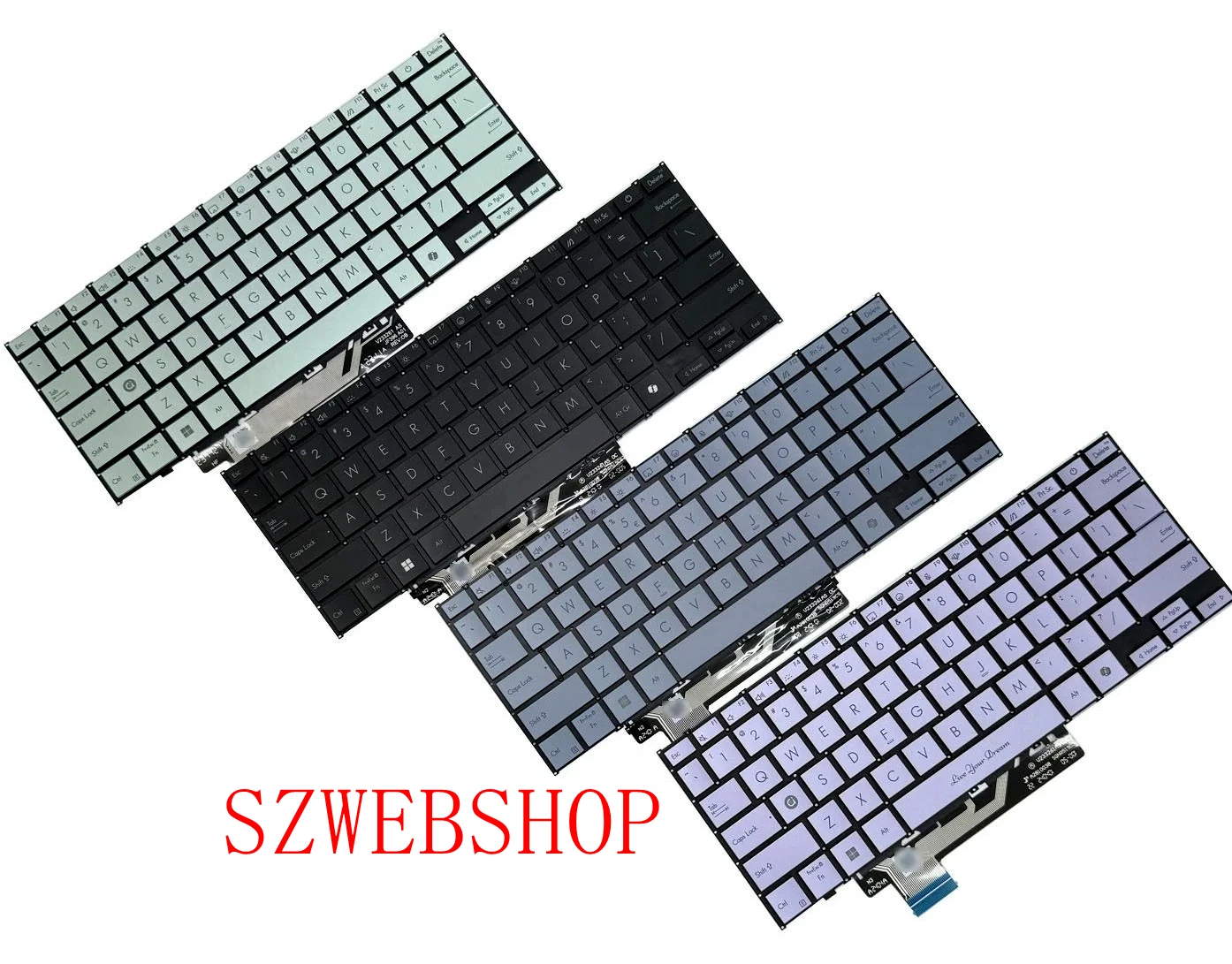 

New Laptop For ASUS Pro14 S5406S S5406UA S5406Z S5406WM S5406X US keyboadr RGB Backlit