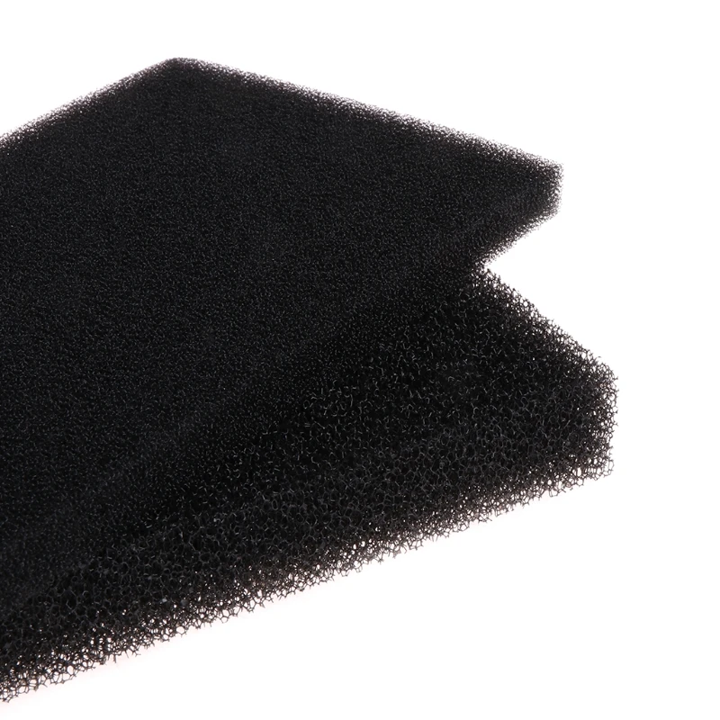 F92B Mídia substituição aquário 2 pacote cortado para ajustar a esponja bioquímica azul e branco peixe espuma para