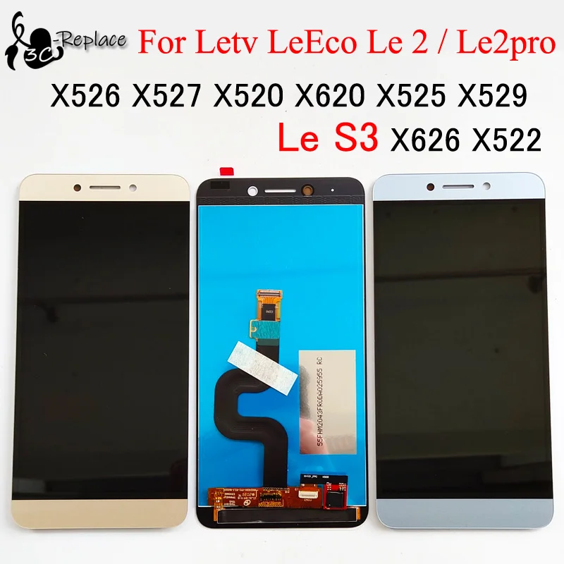 Le2 X527 X520 X522 Для LeTV LeEco Le2 Дисплей Сенсорный ЖК-экран для LeEco S3 X626 ЖК-дисплей Le 2 Pro X620 X526 Серый