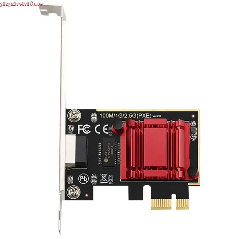 E8BA 2.5G PCIE إلى RJ45 بطاقة شبكة Ethernet PCIE بطاقة 10/100/2500MBPS 2.5G