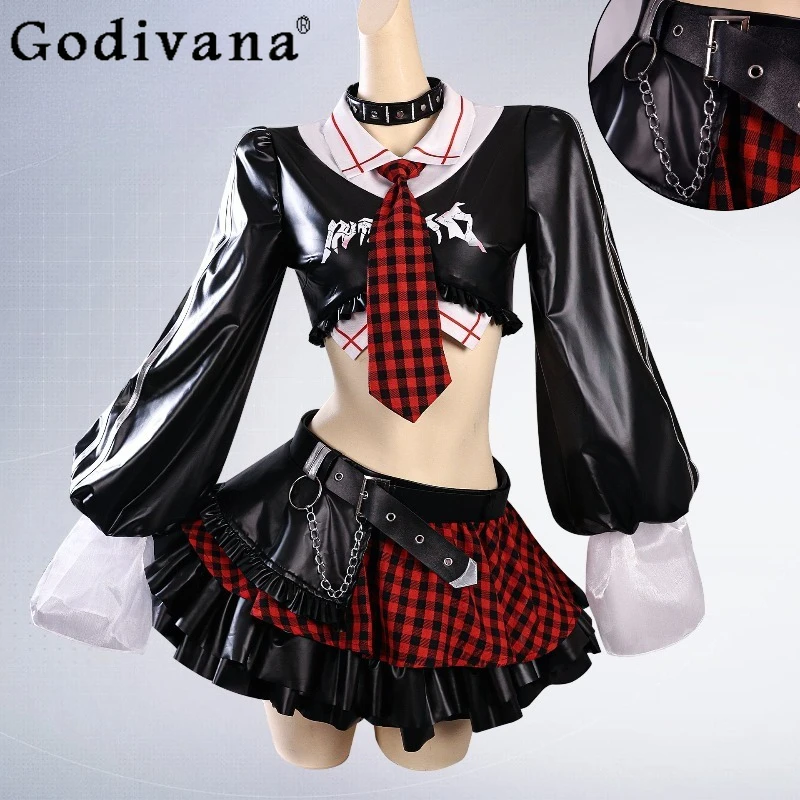 

Shikinami Asuka Langley EVA Cosplay Costume Wig Props Women New EVA Asuka Langley Soryu Cosplay Costume Full Set Outfis