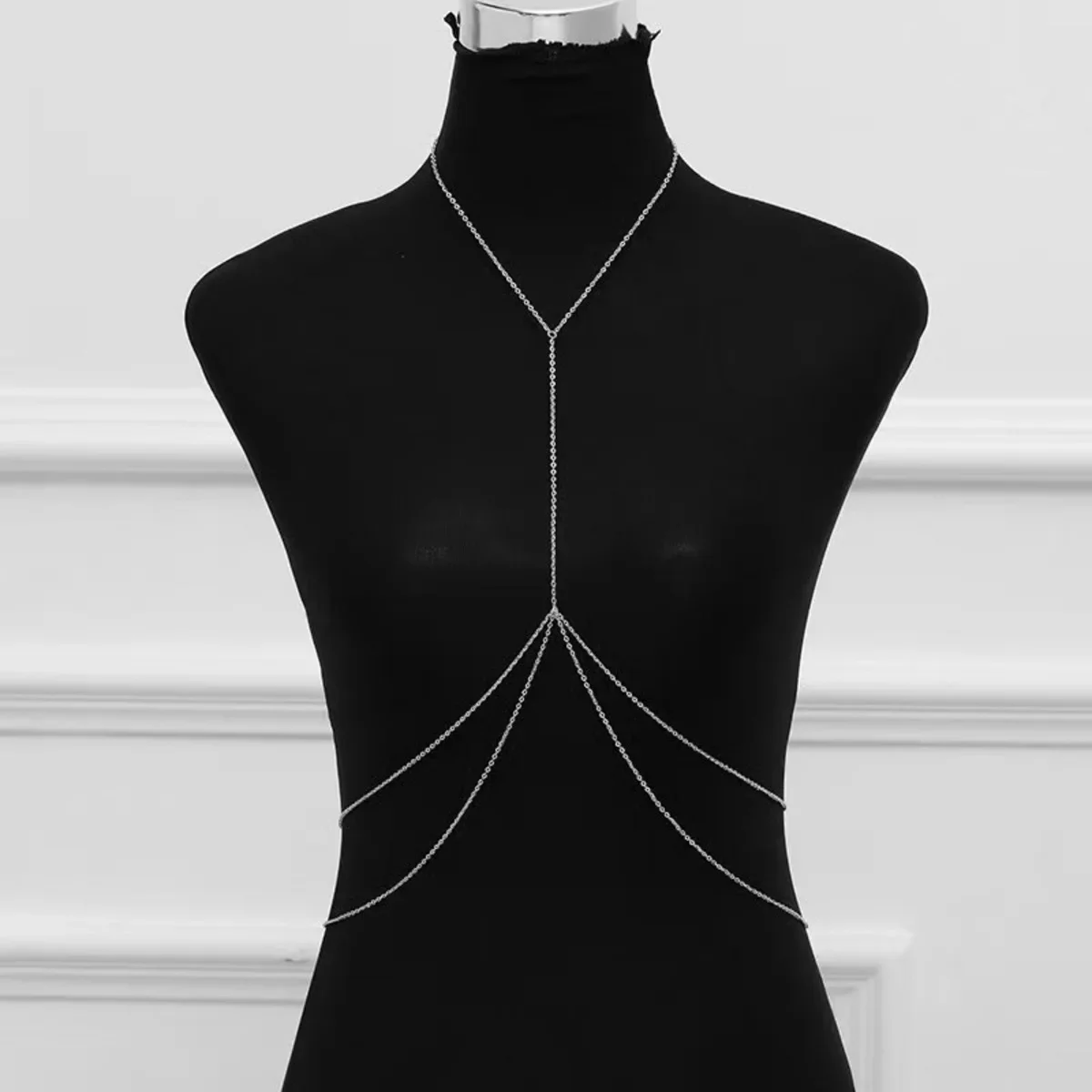 Trendy Cross-Body Body Chain ✨ Sexy Minimalist Integrated Link Jewelry – Versatile Fashion Accessory & Gift for Women image 2