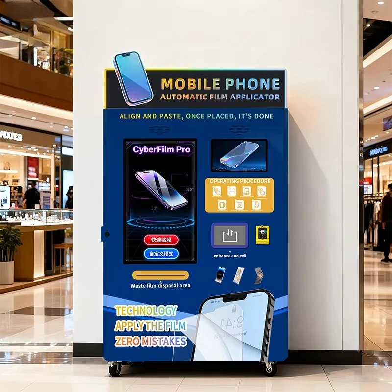 Customized Self Service Mobile Phone Screen Protector Vending Machine New Idea Commercial Factory Supply High Efficiency