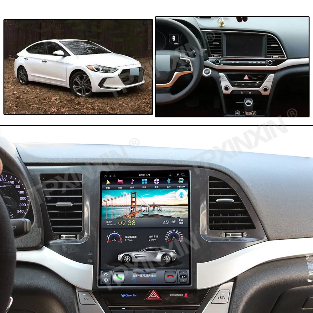 

Для Hyundai Elantra 2016-2019 Tesla Style audio 2 din приемник для android tesla style auto мультимедийный DVD плеер