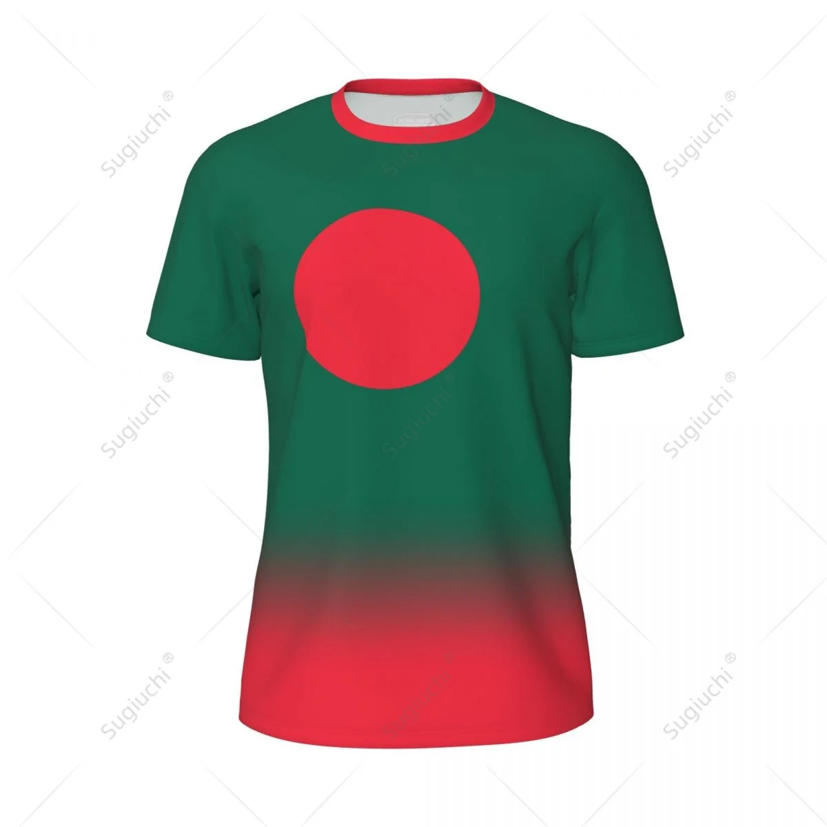 Sports Mesh T-shirt Bangladesh Flag For Running Bike Soccer Tennis Football Fitness Tees 3D Printed Custom