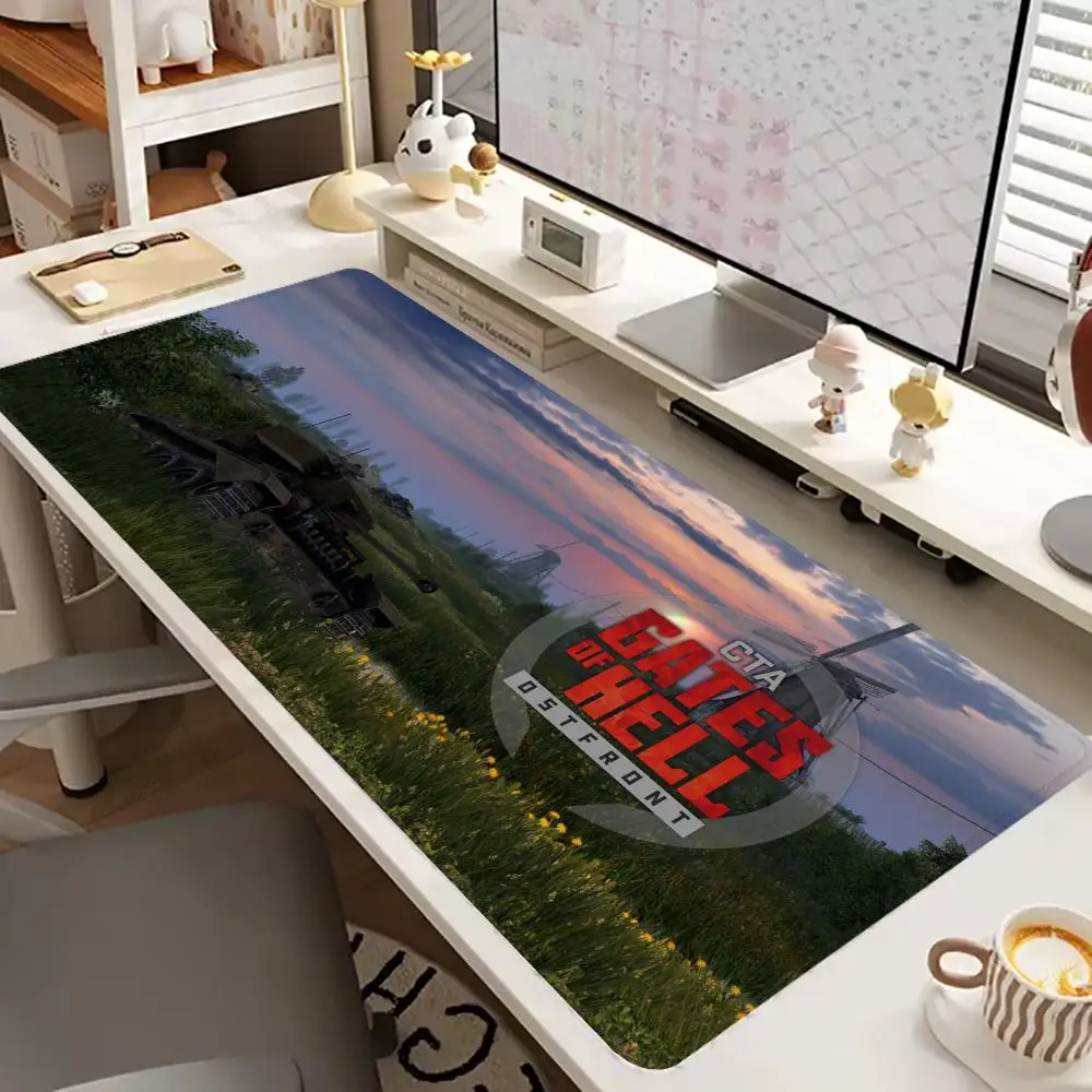 

New G_Gates of H_Hell mouse pad 90x40cm gaming keyboard pad desktop decoration keyboard pad computer gaming anti-slip mouse pad