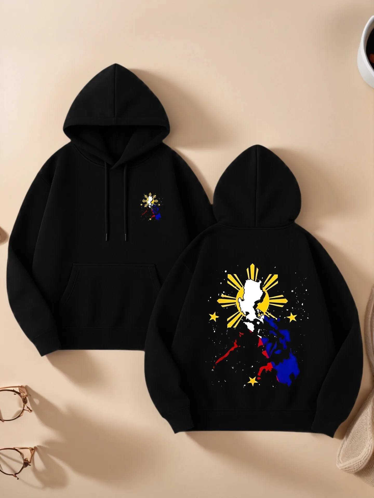 

Graphic Hoodie Women, Aesthetic Design, Graphic Print, Casual Everyday Wear, Soft Fabric, For Young Men