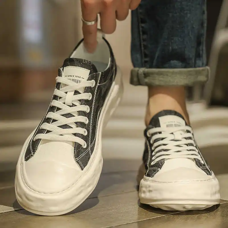 Platformed In The Forest Athletics Woven Luxury Men's Moccasin Shoes Original Man Sneakers Sport Technology Luxury Brand