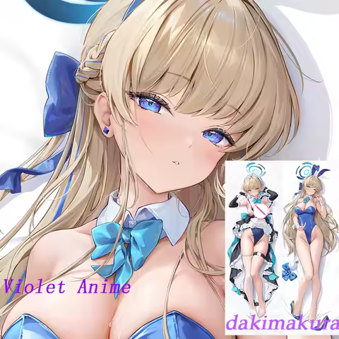 Dakimakura Anime Asuna Ichinose BlueArchive 26 Double-sided Print Life-size Body Pillow Cover Bedding Gifts