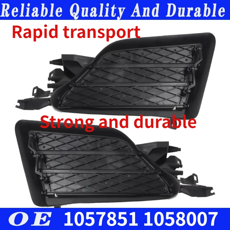 High quality Fog Light Trims Set Driver & Passenger Side LH RH Pair For 16-2020 Tesla 1057851 1058007 1058007-00-J 1057851-00-J