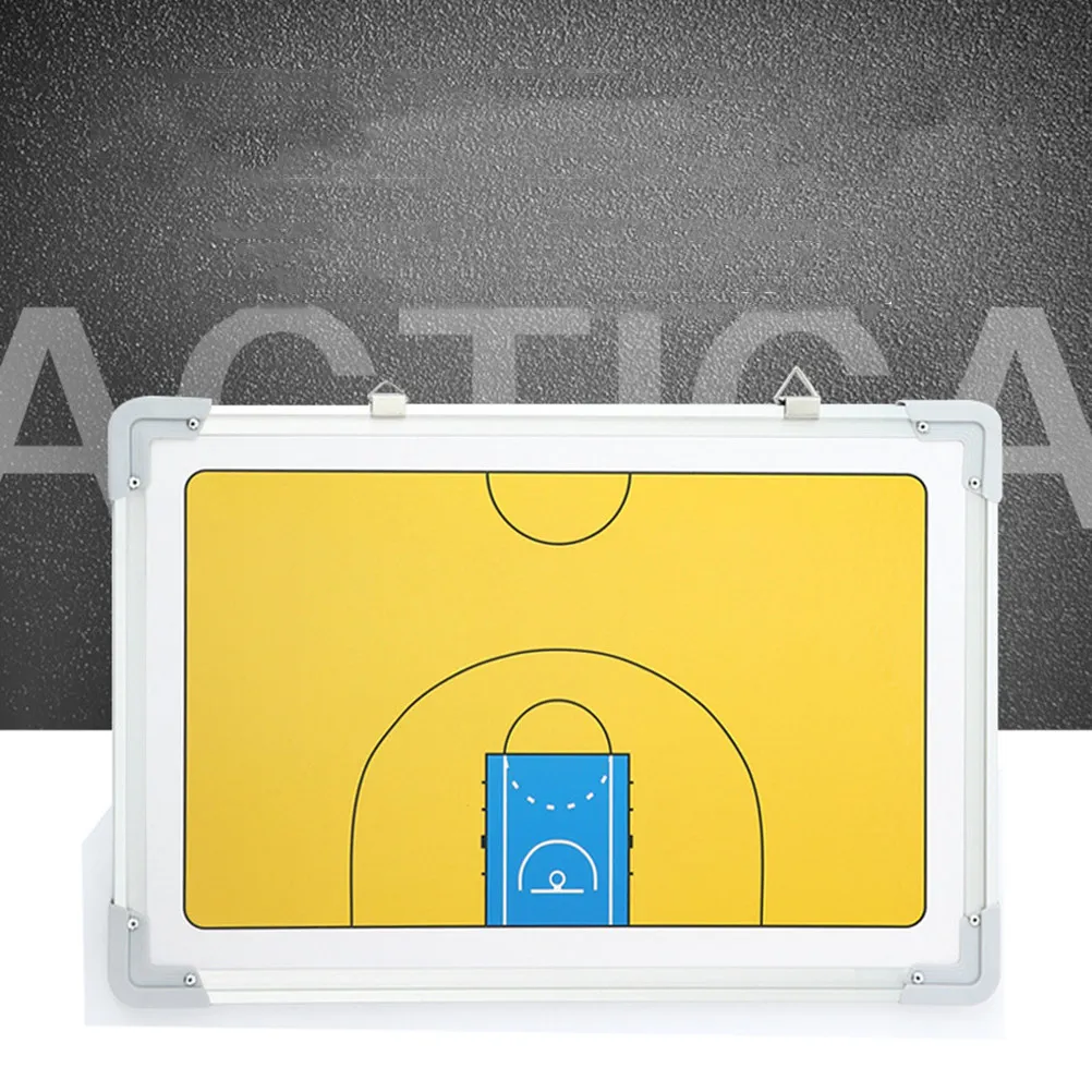 1set-basketball-coaching-board-aluminum-alloy-magnetic-hangable-practice-training-board-kit-magnet-stickers-eraser-marker-pen