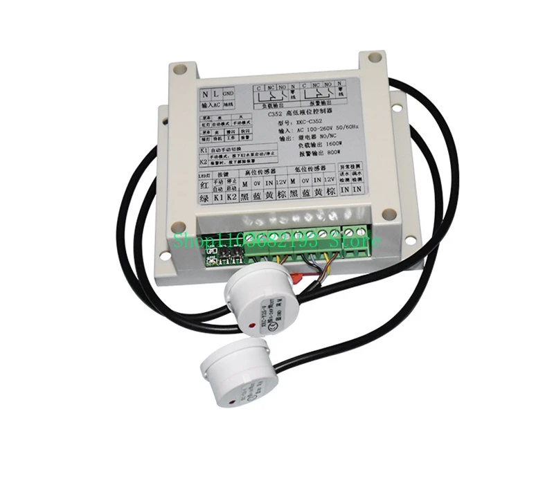 Non-Contact Liquid Level Controller Water Tank Fish Tank Water Level Switch Liquid Detection Sensor