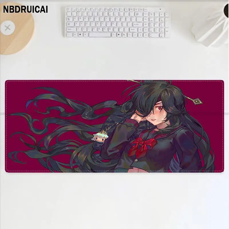 NBDRUICAI Genshin Impact Beidou Beautiful Laptop Gaming Mice Mousepad Size For Gameing World Of Tanks CS GO Zelda