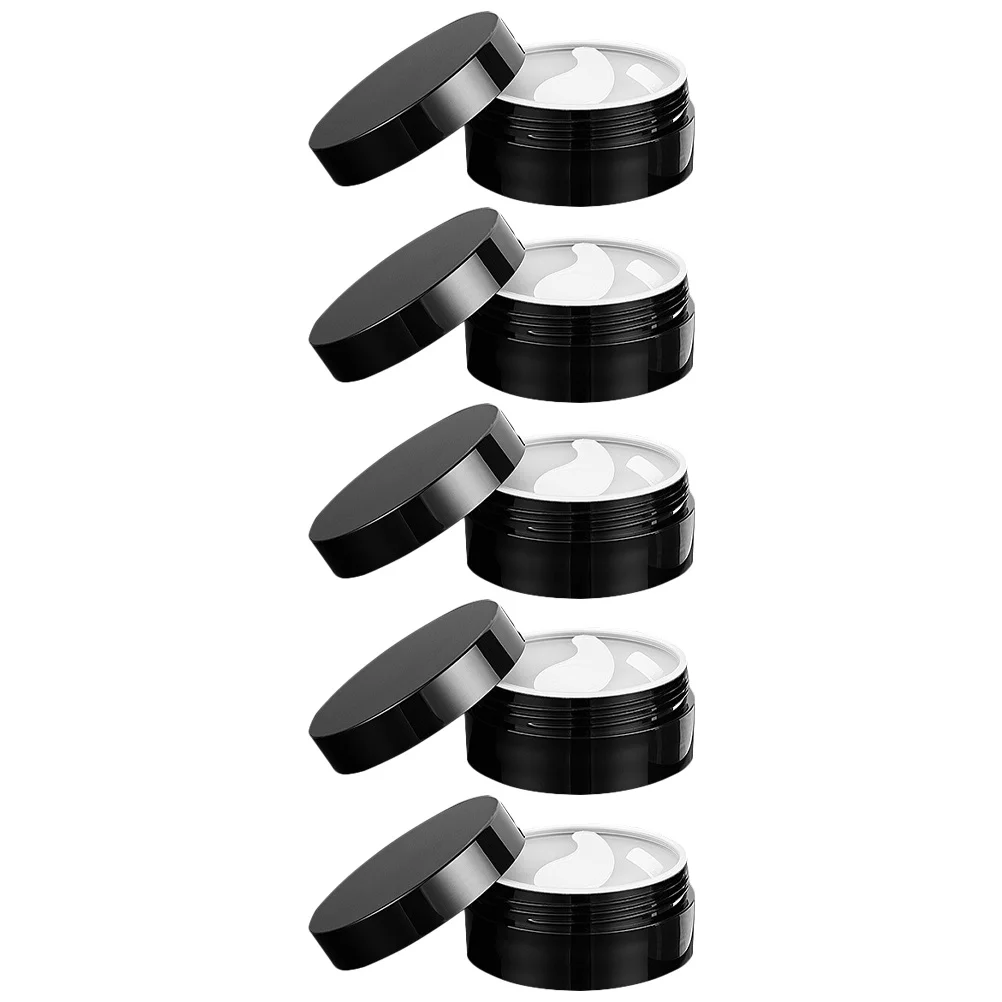 5 Stück Augenmasken-Aufbewahrungshalter, hochwertiges ABS-Material, langlebig, tragbares Design, Cremetiegel für Kosmetik, Lotion, Gesichtscreme, Reisen