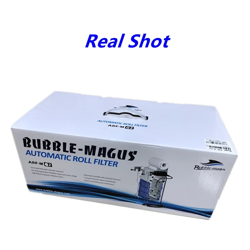 Bubble Magus ARF G2 220V Automatic Roller Filter Aquarium Fish Tank Auto Fleece Sump Filtration System