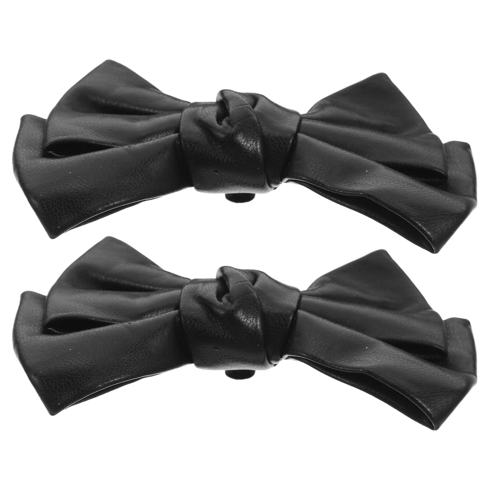 1Pair Stylish Detachable Bowknot Shoe Buckles Refined Texture Suitable for Women's Heels and Work Shoes Clip on Bows for Shoes