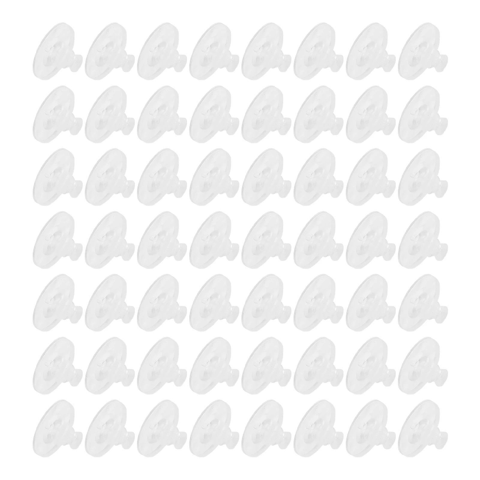 

100pcs Silicone Backs Replacement Durable Lifters Heavy Duty Earring Stoppers For Diy Earring Making Repairing Simple Style