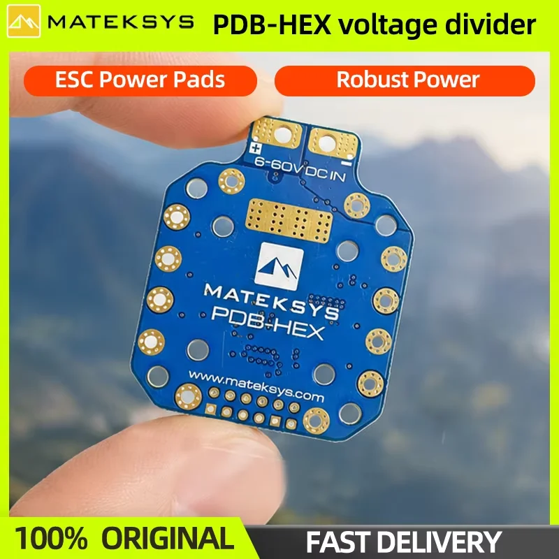 MATEK PDB-HEX 2-12S 5A 5V/9V/12V BEC Power Distro Board PDB Outputs High Precision Current Sense for FPV Racing Drone