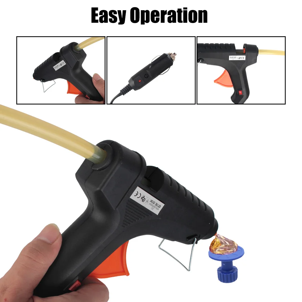 12V 40W Cigarette Light Plug Glue Gun Car Dent Repair Tools 5PCS 11mm Glue Sticks Auto Accessories Quick Paintless Repairing