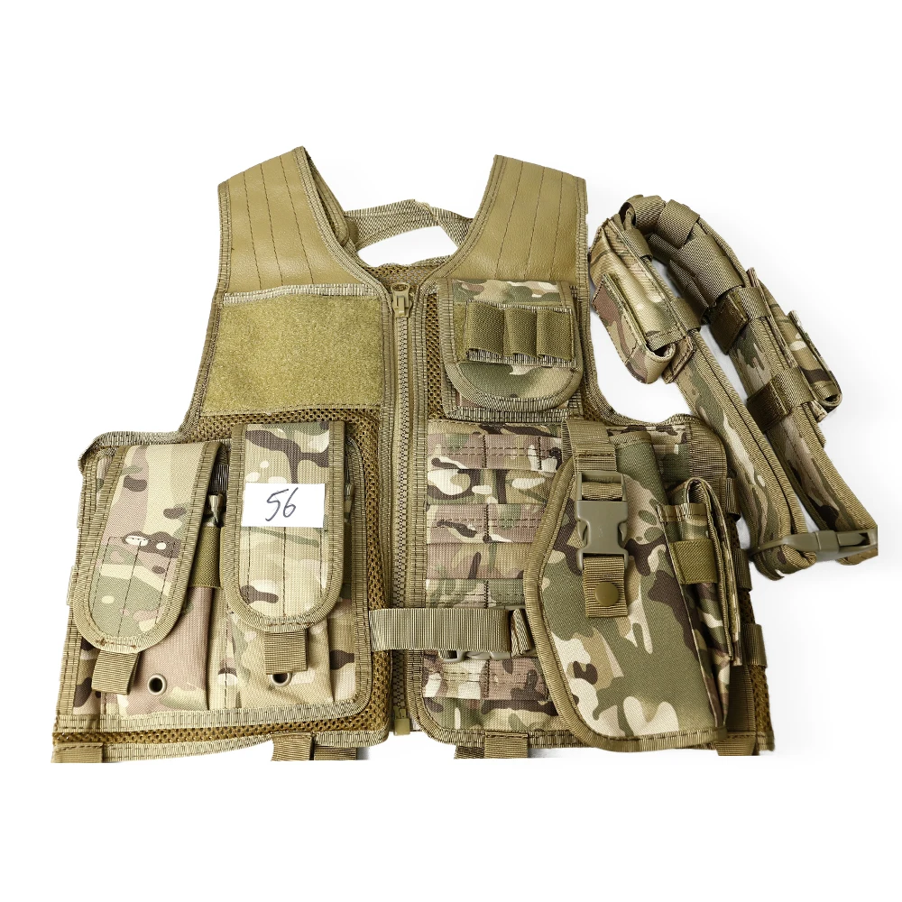 Combat Vest Jacket Chest Rig Multi-Purpose Light Weight Men's Tactical Vest Hunting Patrol CS Wargame  Hunting Vest Outdoor