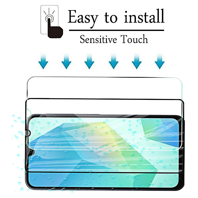 Protective Glass for Samsung Galaxy A16 4G 5G A15 A25 A35 A55 Screen Protectors Tempered a 16 15 25 Camera Soft Lens Cover Film