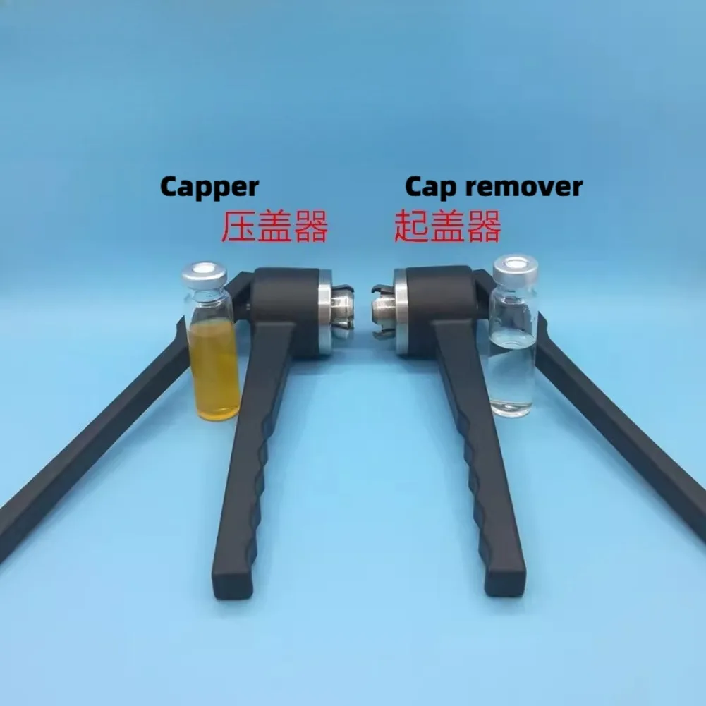 13/20mm Gas Phase Headspace Bottle Capper And Cap Remover Aluminum Cap Capper Cap Remover Laboratory Manual Sealing Capping Tool