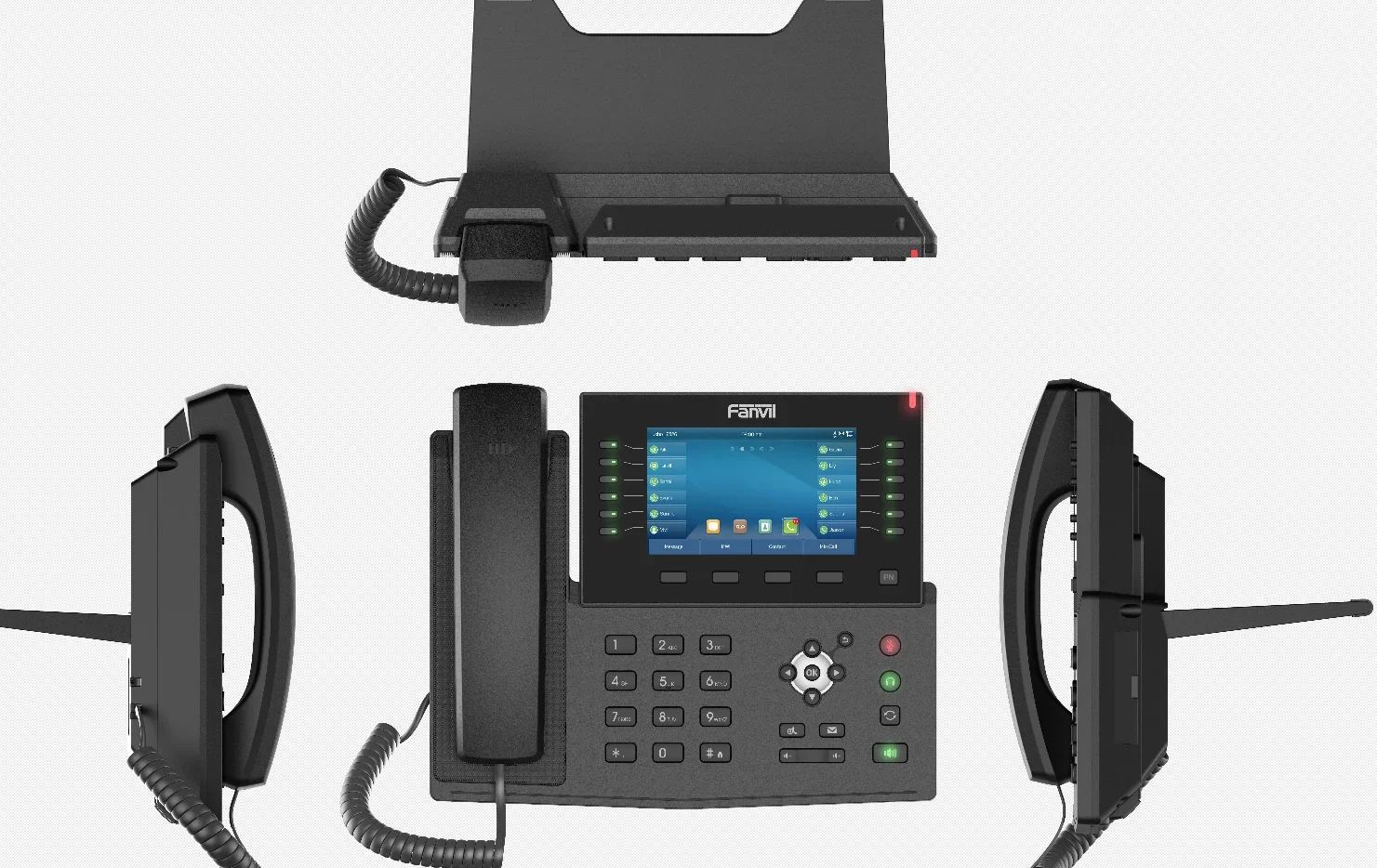 

High-End Enterprise IP Phones Fanvil X7C 20 SIP Lines 5-inch Color Screen Rich Function VoIP SIP Phone support WiFi POE