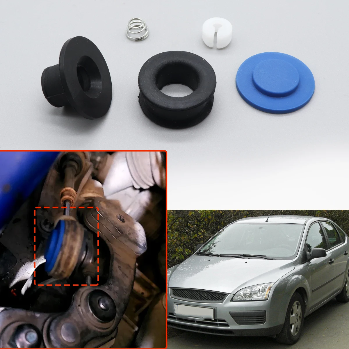 

2 шт. Ремкомплект втулки троса коробки передач для Ford Focus Mk2 2004-2011 5-скоростная ручная коробка передач IB5 для FF2 IB5 MTX75 Деталь