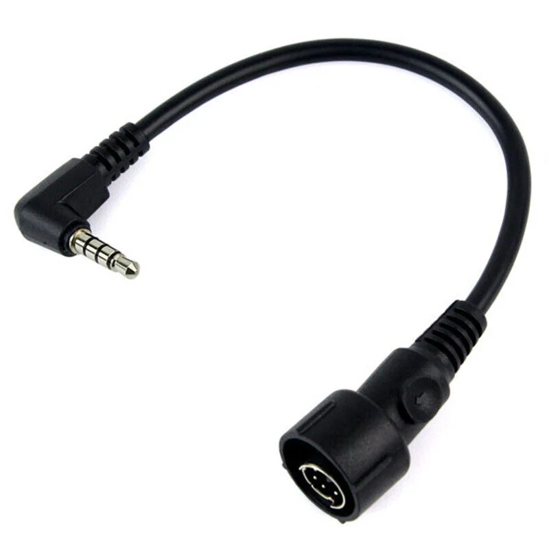 

NEW MINI DIN Plug 6 pin Connect Throat Vibration MIC for Radio Walkie Talkie YAESU VX-1R VX-110 VX-210 Radio Headset