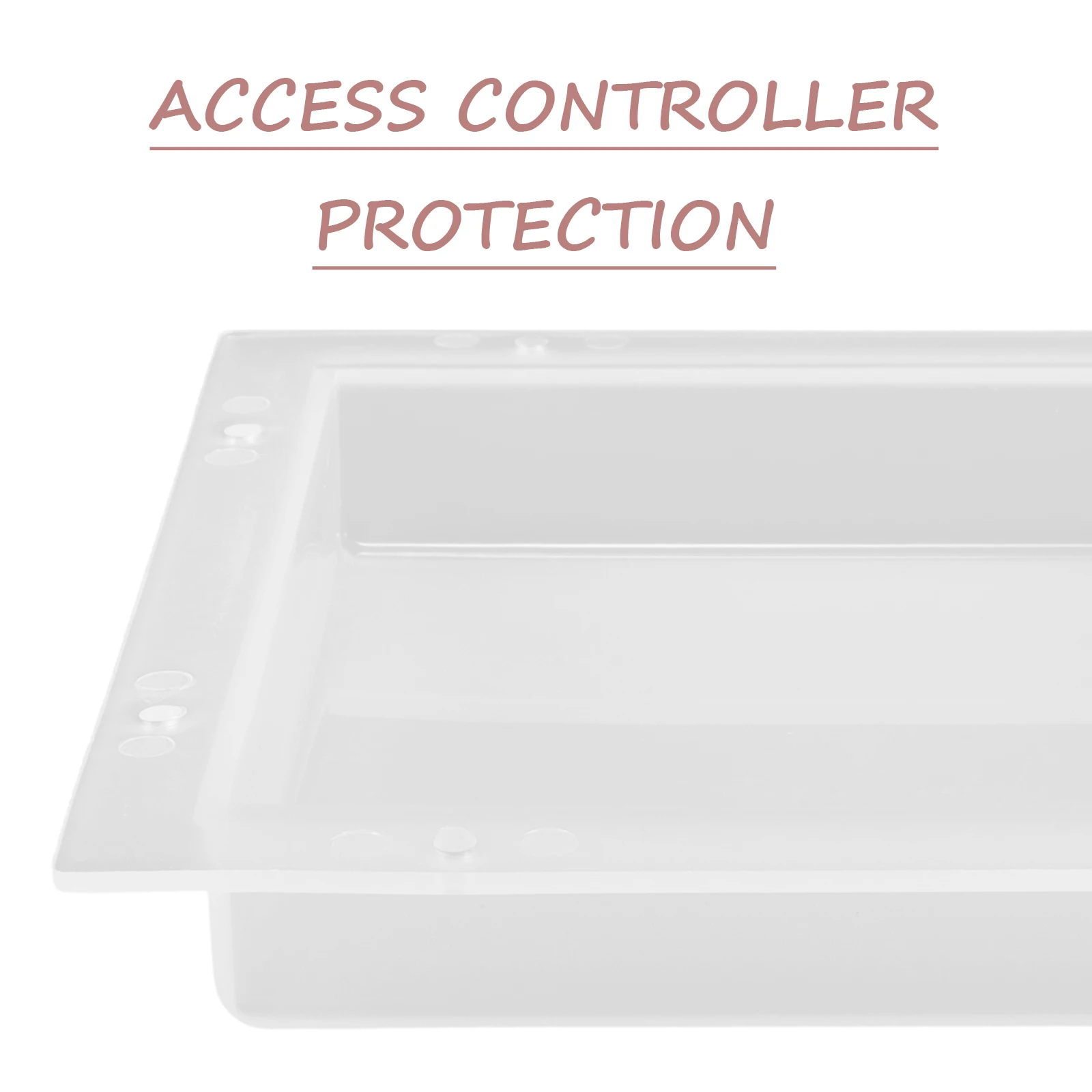 Access Control Waterproof Cover Rainproof Transparent Shell for Doorbell Weatherproof Plastic Protector Splash Proof Door Access