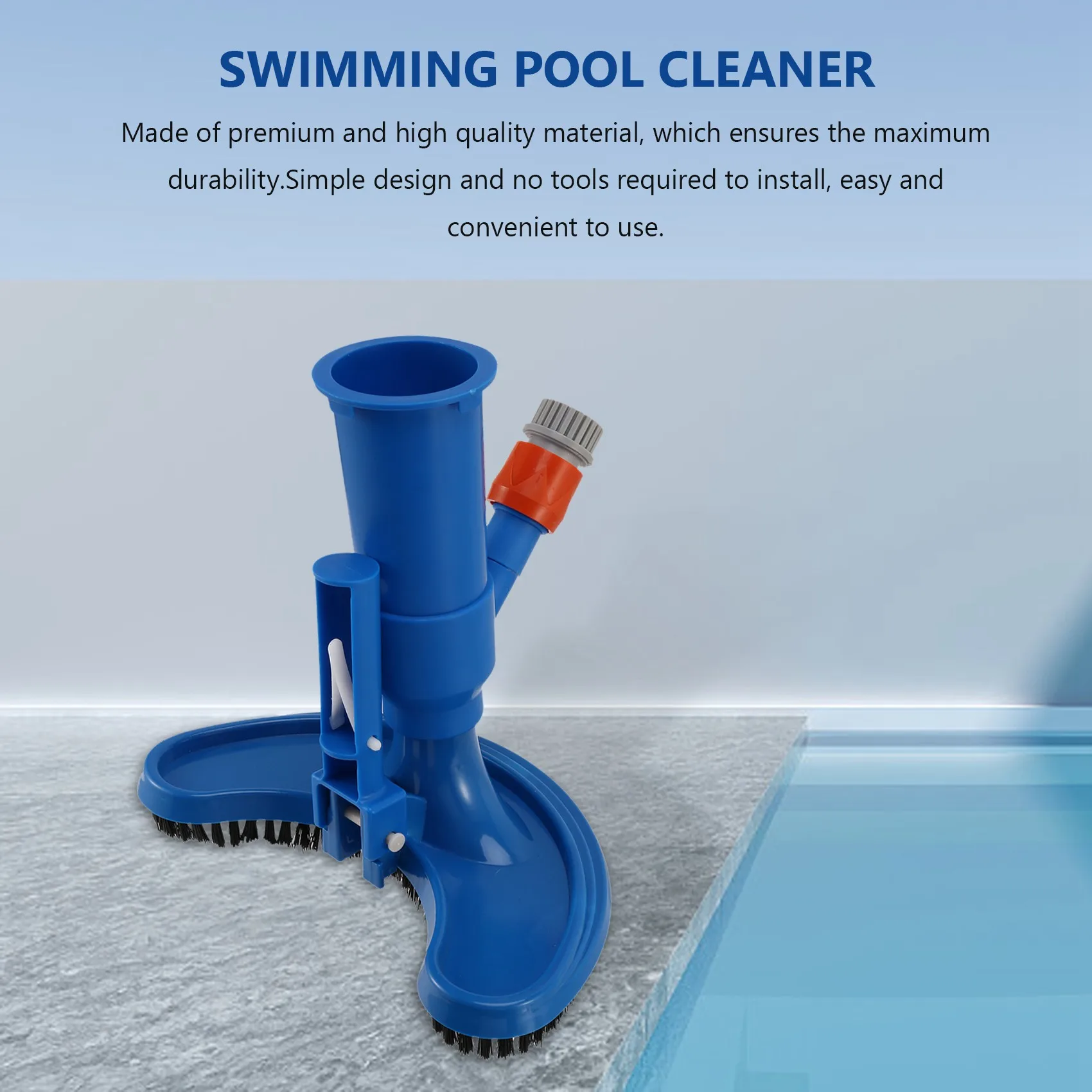 

【БЕСПРОДАЖА】Пылесос для бассейна, инструмент для чистки, всасывающая головка, пруд, фонтан, пылесос, щетка, пылесос с горячими источниками