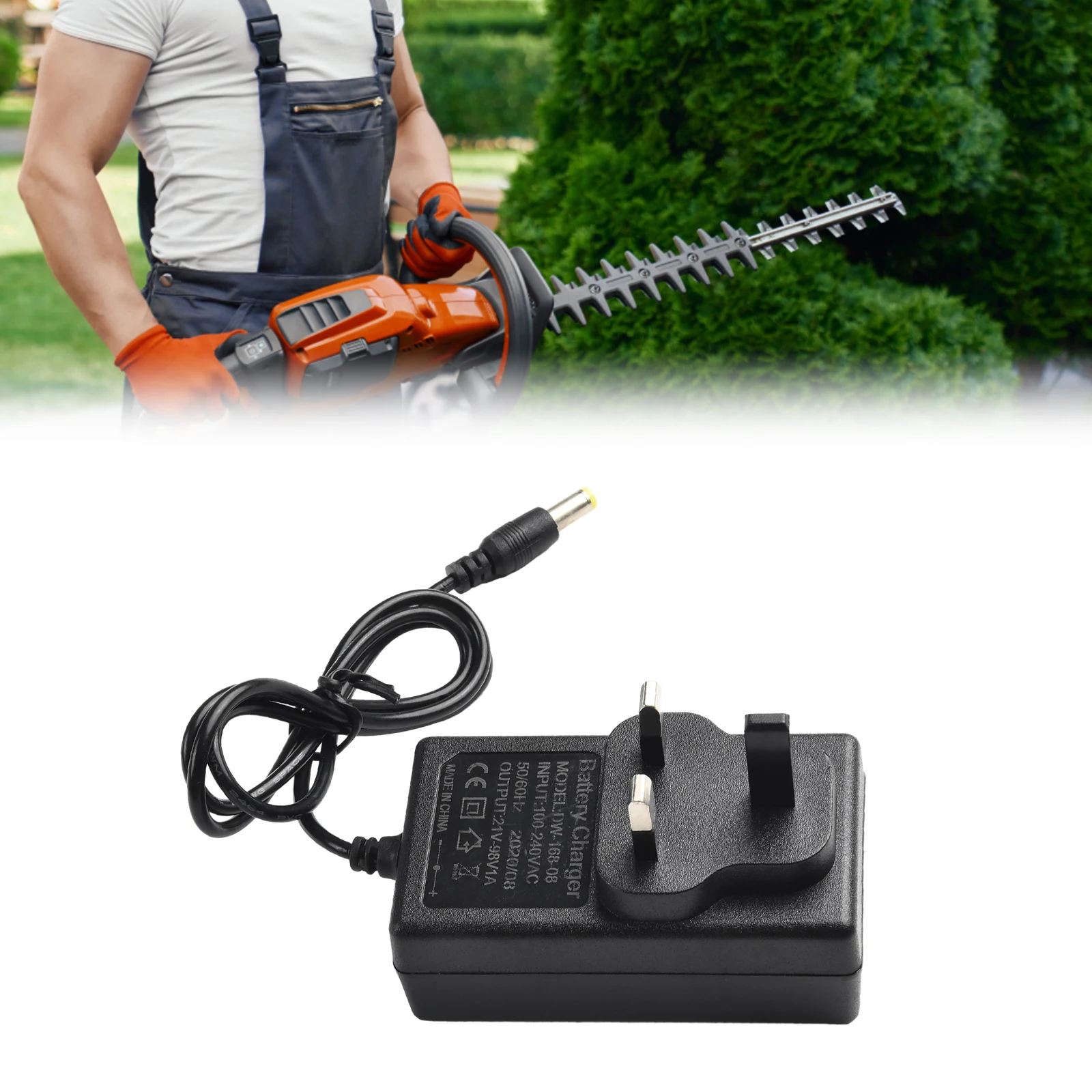 Practical Battery Charger For Gtech HT04 0.4A For Hedge Trimmer Garden Home Replacement String Trimmer Supplies