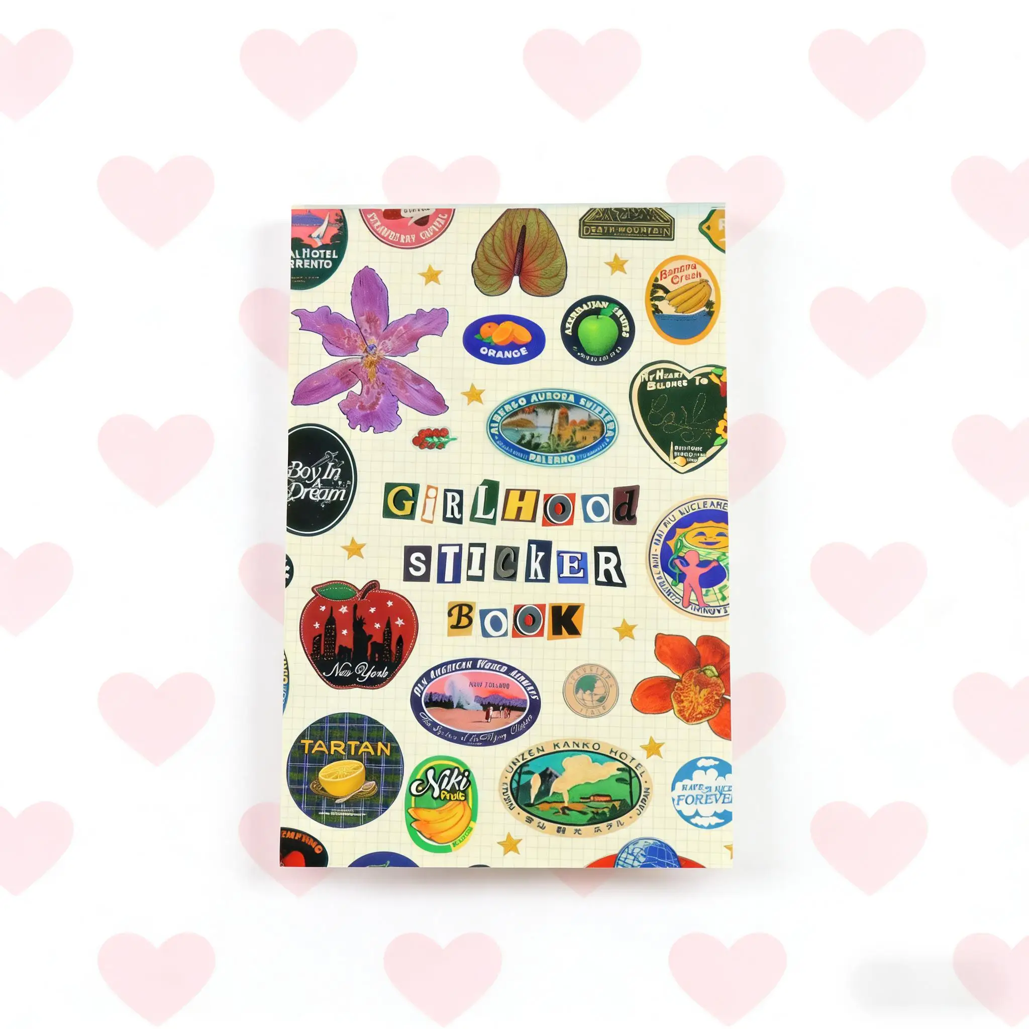 

Милая книга наклеек в ретро-стиле, подходит для украшения дневников, ежедневников, фотоальбомов, поделок, в девичьем стиле.