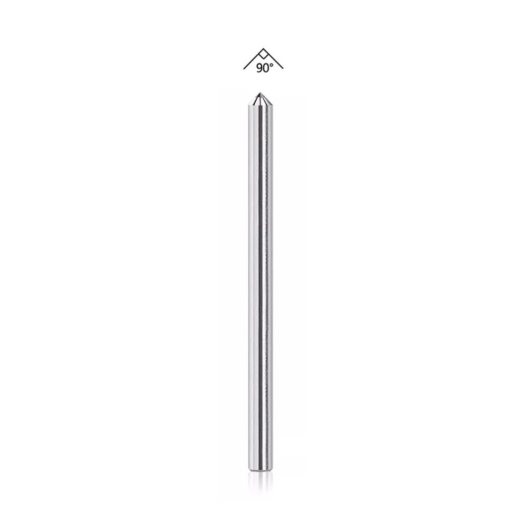 Diamond Engraving Bit Diamond Point Easy To Use Engraving Bit High Strength And Hardness 50mm Long 60°/90°/120°