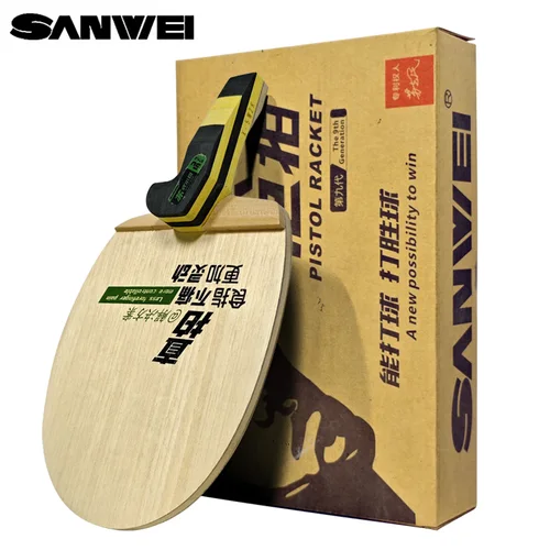 Imagen 1 del producto SANWEI SU PINCER Hoja de tenis de mesa con agarre para bolígrafo, hoja de Ping Pong de forma especial, mejor sensación de sujeción