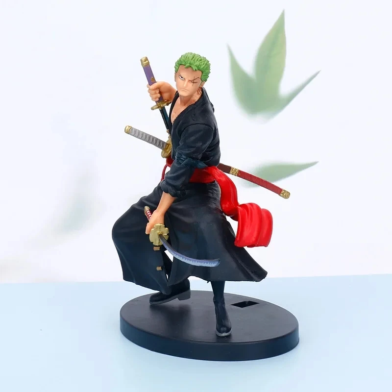 Anime One Piece Roronoa Zoro Figure Art King Sauron Commemorative One Hundred Scenes of the Great Pirates by Eiichiro Oda Model