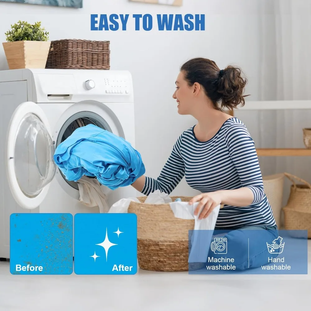 مظلة شاطئ محمولة للاستخدام الخارجي مع حماية من أشعة الشمس بعامل حماية من أشعة الشمس 50+، وخيمة تظليل مقاس 10 × 10 أقدام، تتضمن أكياس رمل ومجارف ومراسي للتثبيت #6