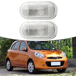For Nissan March Micra 2002-10 LED Turn Signal LED Side Repeater Car Turn Signal Replacement Perfect Fit Reliable