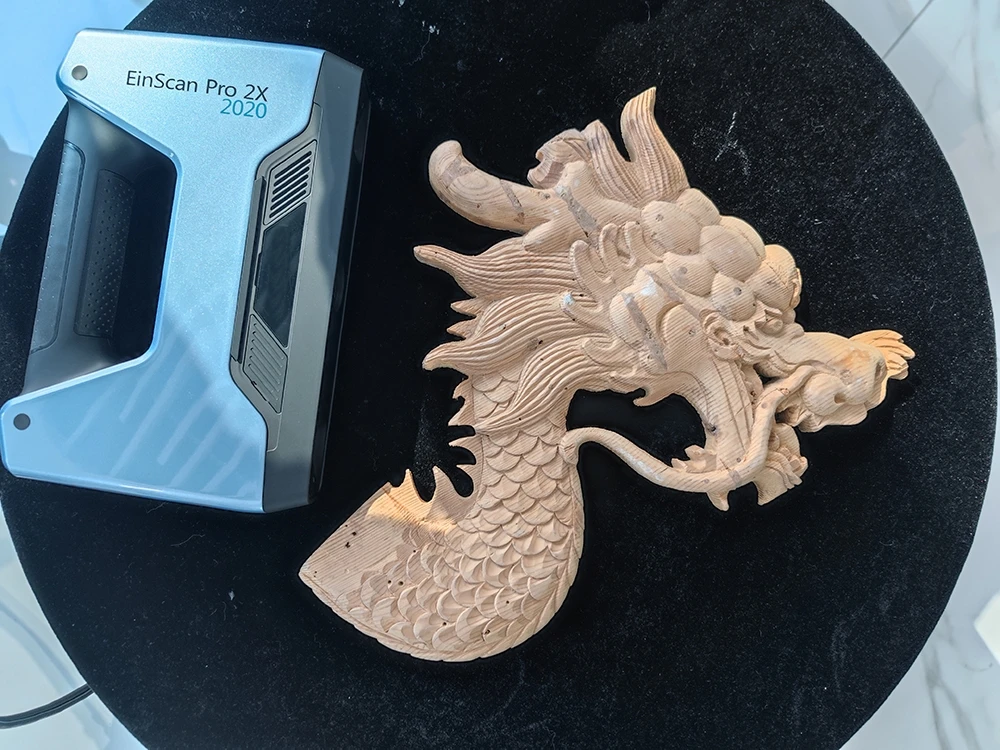 الماسح الضوئي المحمول Einscan Pro 2X V2 3D Las er لآلة CNC مع نطاق المسح العريض