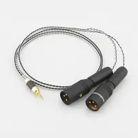 Hi End 2.5mm TRRS Balanced Male to 2 XLR Male Cable, for Astell&Kern AK100II, AK120II, AK240, AK380, AK320, DP-X1A, FIIO X5III