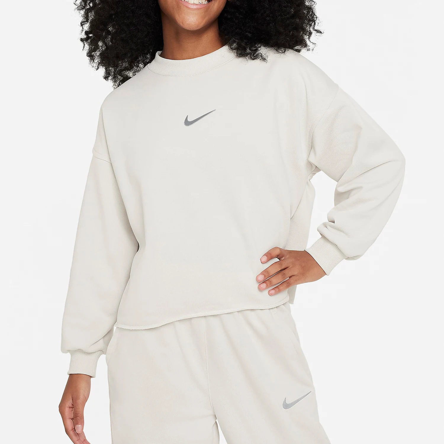 

Nike Official Genuine 2024 New Kids' Sport Casual Round Neck Pullover Sweatshirt FN8652-072