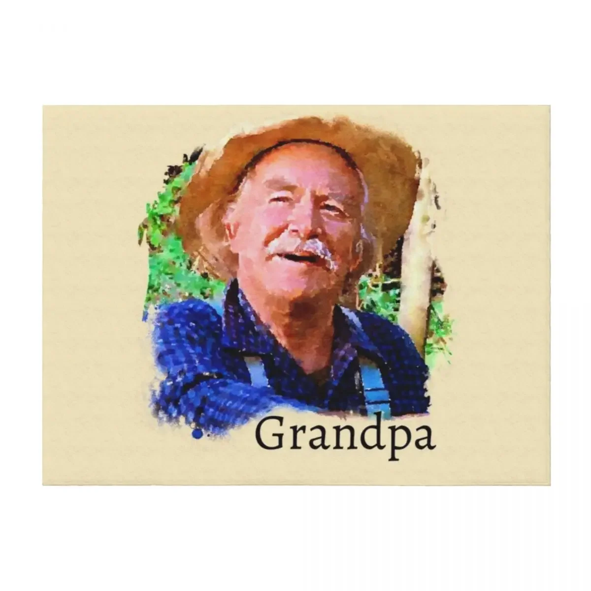 

Grandpa The Waltons Throw Blanket Hairy Soft Beds Fashion Sofas Softest Blankets
