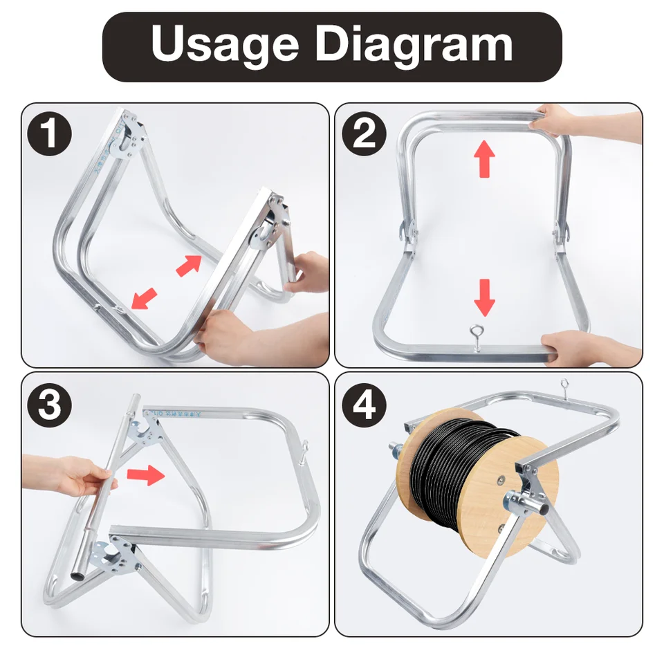 Folding Wire Rack, Quick Wire Rack, Electrician Tool, For Quick