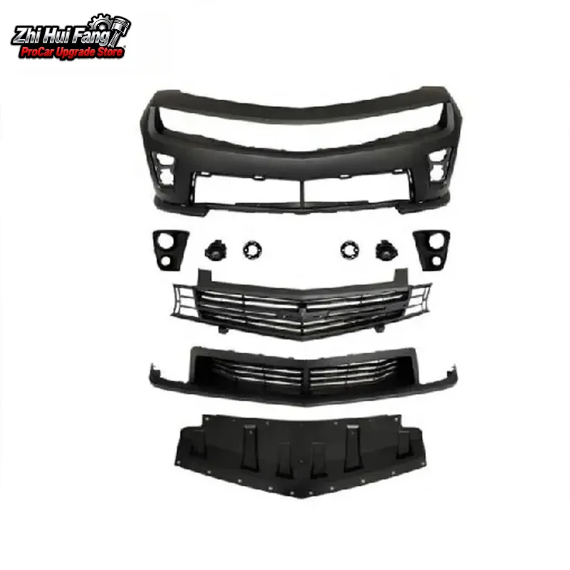 

Подходит для 2010-2013 Chevrolet Camaro ZL1, модифицированный комплект в сборе, передний бампер