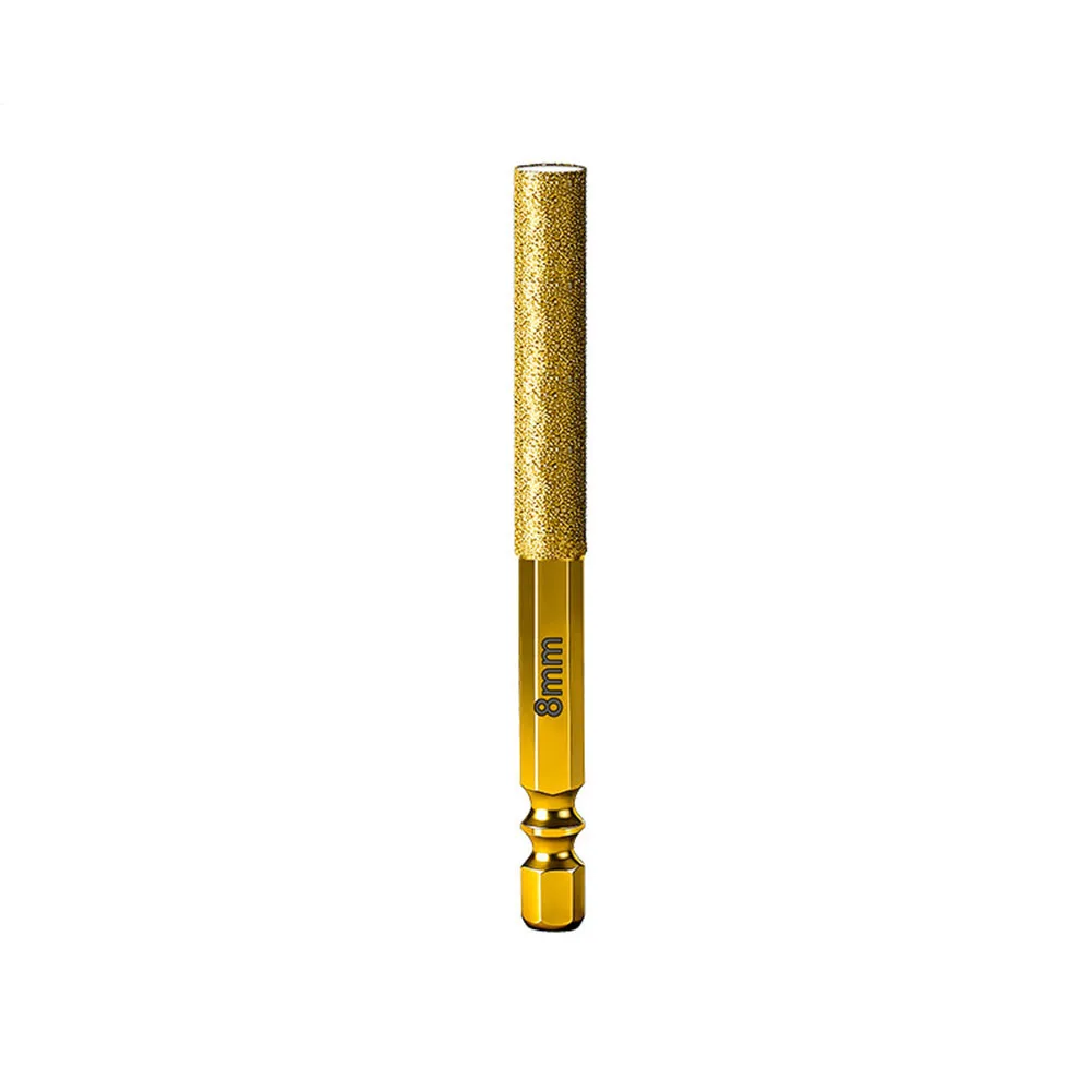 Drill Bit For DIY Projects Drill Bit Emery Cutting Head Dry for Core Drill Bit Suitable For Repeated Use Brazed Emery Technology