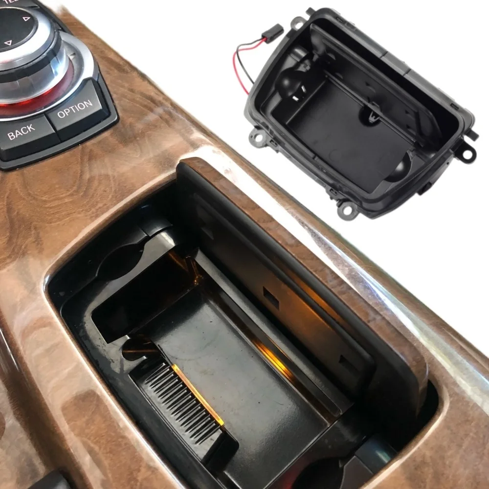 For BMW 5 Series F10/F11/F18 2010-2017 New Car Ashtray Auto Styling Center Console Ash Tray For BMW F18 F11 F10 Accessories view 2
